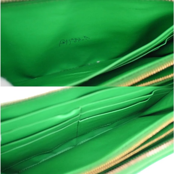 BOTTEGA VENETA CASSETTE ZIP AROUND WALLET PARAKEET - Picture 9 of 14